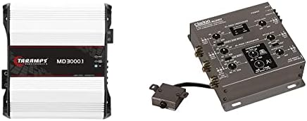 Taramp az MD 3000.1 1 Csatorna 3000 Watt Rms Car Audio Erősítő 2 Ohm & Clarion MCD360 2/3-Út 6 Csatornás Elektronikus Crossover