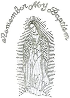 Szűz Mária Maria Guadalupe Keresztelő Arany, Ezüst Hímzett Vas a Tapasz által Darab (Arany 7x5 Nincs Szó)