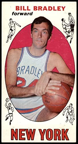 1969 Topps 43 Bill Bradley New York Knicks (Kosárlabda Kártya) EX Knicks-Princeton