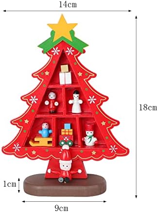 Fából készült karácsonyfa Karácsonyi Dekorációs Kellékek karácsonyfa Díszek, karácsonyfa Mesterségek, a Bázis 5 * 7 hüvelykes Asztal Dísz Mini