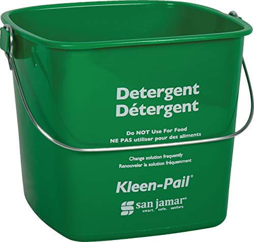 Carlisle FoodService Termékek KP97GN Kleen-Vödör Kereskedelmi Tisztítás Vödör, 3 Liter, Zöld