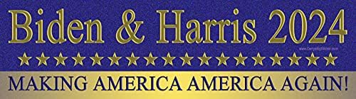 Biden Harris 2024, Hogy Amerika Amerika Újra Matricát, vagy Mágneses Matrica (Matrica)