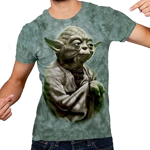 STAR WARS Yoda Bölcs Nyakkendő Festék Férfi Felnőtt Grafikus Póló