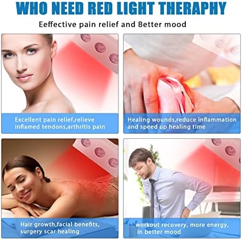 SMATFARM Vörös Fény Terápia a fájdalomcsillapítás Tompítása, illetve Időzítő, 45watts Infravörös fényterápia Lámpa (Fehér)