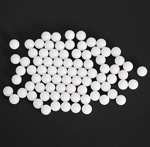 1/4 (6,35 mm) 500pcs Delrin Polyoxymethylene (POM) Tömör Műanyag Csapágy Golyó