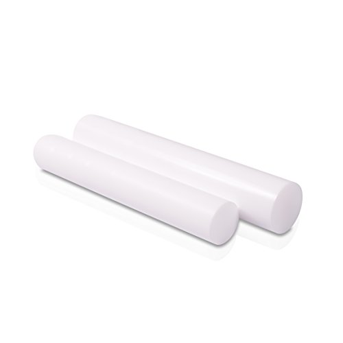 Acetal Kopolimer Műanyag Kerek Rod 1 Átmérőjű, 12 Hossz - Fehér Színű