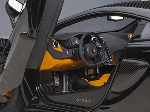 Auto Art Modell McLaren 600LT Onyx Fekete, Szén-1/18 Modell Autó által Autoart 76081
