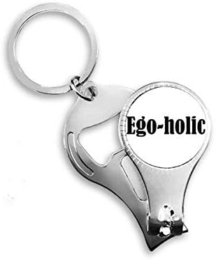 Stílusos Szó Ego-Holic Art Deco Ajándék Divat Köröm Zimankó Gyűrű Kulcstartó Sörnyitó Clipper