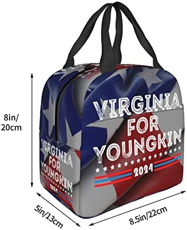 SwpWab Glenn Youngkin Virginiai Kormányzó Választás 2021 Republikánus Újrafelhasználható Hordozható Fólia Megvastagodott Szigetelt