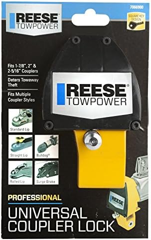 Reese Towpower 7066900 Szakmai Univerzális Csatoló Zár , Fekete
