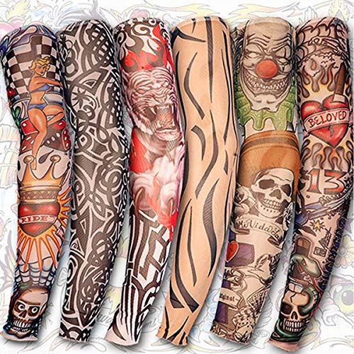 Yariew 6db Ideiglenes Tetoválás Ujjú+Yariew 20db egyszínű Női Fejpánt