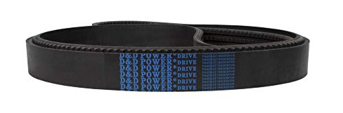 D&D PowerDrive 4-3VX315 Sávos Cogged V Öv, Gumi, 31.5 Hossz, 4 Band