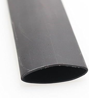 Zsugorodó cső 2: 1 fekete a mérő (6mm belső, 1m)