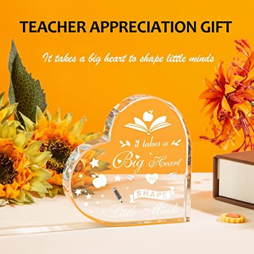 ERWEI a tanárok Ajándékok a Nők, a Férfiak a Tanárok Születésnapi Ajándék a Diákok Szív Kristály Papírnehezék Tanár Irodai asztali