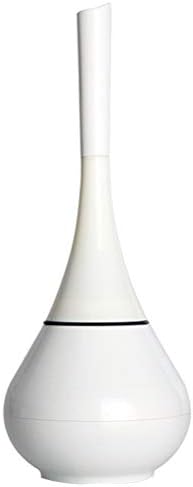 KOAIUS Kreatív Wc Kefe Kompakt Váza Tisztító Kefe, valamint tartó Fürdőszoba, Tároló, Műanyag Kefe (Színe : Fehér)