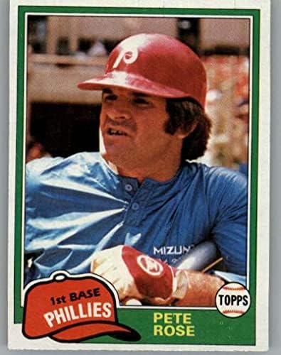 1981 Topps (NM) 180 Pete Rose Philadelphia Phillies MLB Baseball Trading Card