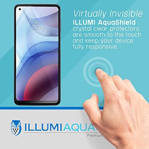 ILLUMI AquaShield képernyővédő fólia Kompatibilis Motorola Moto G Teljesítmény (2021) (6.6 hüvelyk) (2 Csomag) Nem-Buborék
