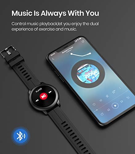 Sanag Smartwatch, Férfi Smartwatch Kompatibilis iPhone, Android, IP67 Vízálló, Időjárás-Előrejelzés, Lépés Gróf, a szívritmus Érzékelő,