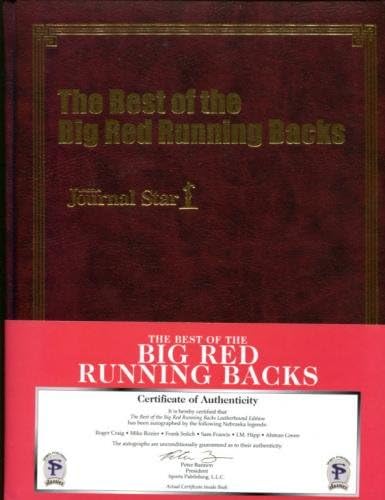A Legjobb Nagy Piros Futók Könyv Hardbound Aláírt Cornhuskers 231/500 - Dedikált Egyetemi Magazin