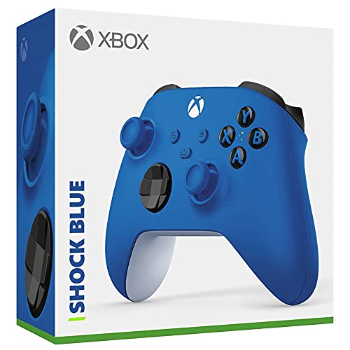 A Microsoft QAU-00001 Xbox Vezeték nélküli Vezérlő Sokk Kék Csomag Vezeték nélküli Kontroller, Xbox Sorozat X/S - Voltos Elektromos