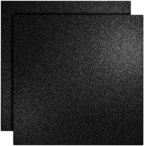 YINUOYOUJIA Fekete Csillogó Kártyaköteg Papír 12 Lap 12 x 12 Nehézsúlyú Csillogó Karton Építési Prémium Csillogó Papírt Cricut Gép,