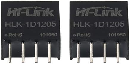 HI-Link HLK-1D1205 12V, hogy 5V 1W 200mA DC - DC Elszigeteltség Kapcsolóüzemű Tápegység Modul Intelligens Háztartási Kapcsoló Átalakító (2