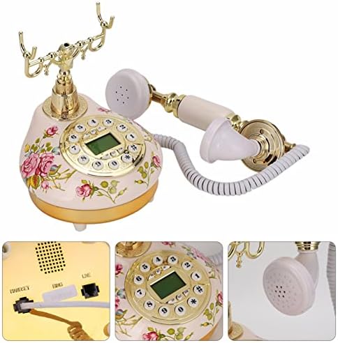 Hinta Pingvin Régi Divat Telefon, Vezetékes Otthoni Telefon, Otthoni Íróasztal Irodai Bár Ablak Diasplay Dekoráció
