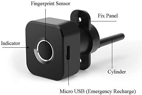 RTBBYU Újratölthető USB Okos Ujjlenyomat Fiókban Lock lopásgátló Biztonsági Mini Elektromos Zár Szekrény Szekrény Szekrény Cipős