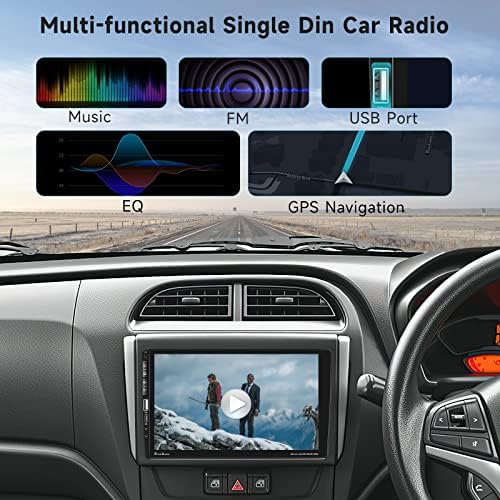 Egységes Din autórádió Támogatás Carplay Podofo Autó Sztereó Android Auto 9 HD érintőképernyő Videó Lejátszó Bluetooth Hívás Autoradio FM-AUX