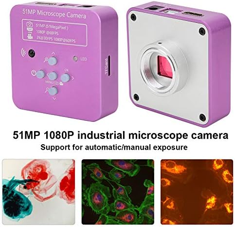 Ipari Mikroszkóp Kamera 51Mp 1080P 60Fps USB-Ipari Mikroszkóp Kamera nagyítók Telefon Javítása(UK Plug 100 240V) Zoom 1080P Magas Hordozható