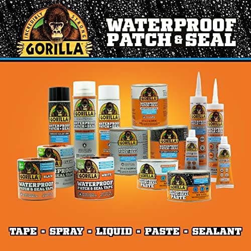 Gorilla Vízhatlan Tapasz & Seal Gumírozott Tömítő Massza, Fehér, 1 Kiló Lehet (Csomag 1)
