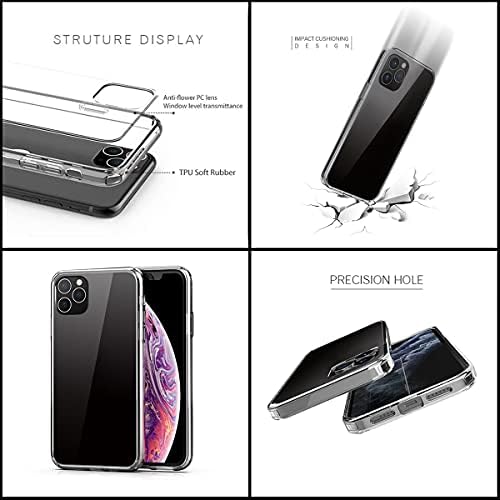 Telefon tok Kompatibilis az iPhone Samsung Galaxy Hernyó 11 7 8 X 12 Xr Pro Max Se 2020-Ra 13 14 Vízálló Tartozékok Karcolás Átlátszó