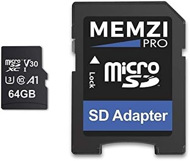 MEMZI PRO 64 gb-os Micro SDXC Memóriakártya Blackview A20, BV5800 Pro, BV5800, P10000 Pro mobiltelefon - High Speed Class 10 100MB/s olvasási