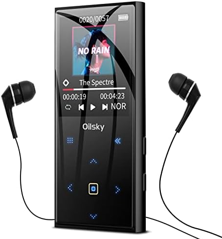 A 32 gb-os MP3 Lejátszó, Bluetooth 5.0, Hordozható, Veszteségmentes Hang zenelejátszó Gyerekeknek FM Rádió, Hangszóró, Hangrögzítő,