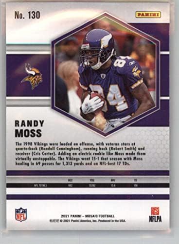 2021 Panini Mozaik 130 Randy Mosst a Minnesota Vikings NFL Labdarúgó-Trading Card