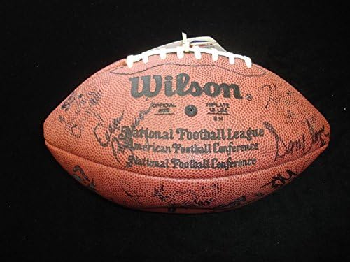 1992-ben az Indianapolis Colts Csapat Aláírt Labdarúgó-26 aláírás-B&E LOA - Dedikált Focilabda