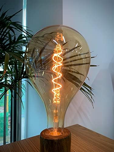 Nagy Dekoratív Nosztalgikus Edison-Izzó,Vintage Stílusú Amber Izzók 40 watt Egyenértékű,Szabályozható Globe Izzók Hálószoba,Lámpák,Medál,