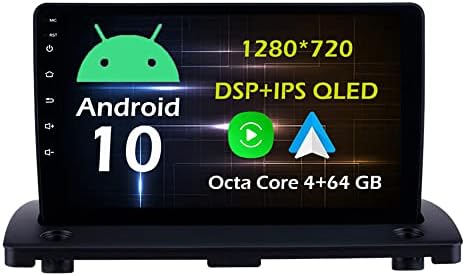 9 4+64 gb-os Android 10 Dash Autó Sztereó Rádió Alkalmas Volvo XC90 2004 05 06 07 08 09 10 11 12 13 14 GPS Navigációs fejegység Carplay Android