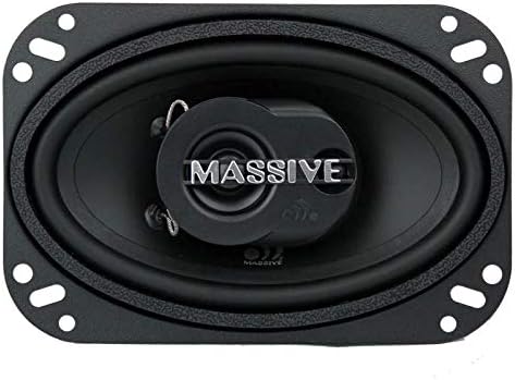 Massive Audio MX46-4 x 6 Hüvelykes, 80 Watt, Max 40 Watt RMS, MX Sorozat Koaxiális Hangszóró, 13 mm-es Dóm Ferro Folyadék