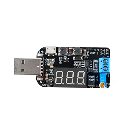 ZK-DPL Jelenlegi USB-Micro USB 5V 3,3 V 9V-os 12V-18V 24V Állítható Buck-Boost Tápfeszültség Szabályozó Modul LED Kijelző