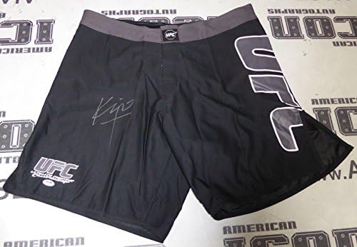 Kimo Leopoldo Aláírt UFC Küzdelem Rövidnadrágok Trunks PSA/DNS-COA Autogramot 3 8 16 43 48 - Dedikált Box Köntös pedig Fatörzsek