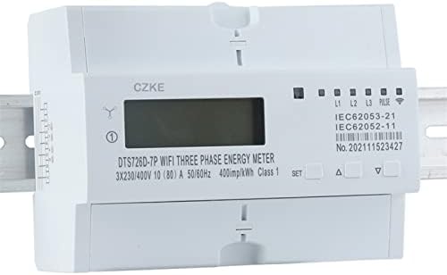 MGTCAR 3 Fázis Din Sín Tuya 50/60Hz 3 * 120V 3 * 220V 3 * 230V WiFi Intelligens Energia-Mérő Időzítő Fogyasztás Monitor kWh Wattmeter