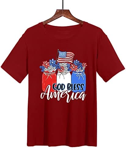 Nyári Mens T-Shirt Mens Grafikus Póló, Alkalmi Tshirt 3D-s 4 július Zászló Mintás Vintage póló Ing Póló Csomag