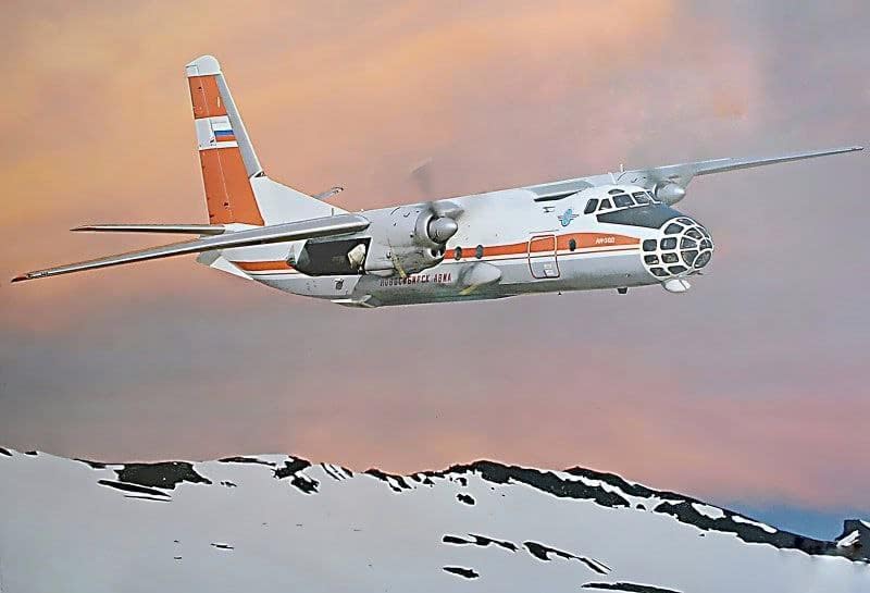 Erőfeszítések Antonov An-30D 'Sibiryak' Térképészeti Skála 1/72 Műanyag Modell Kit 72223