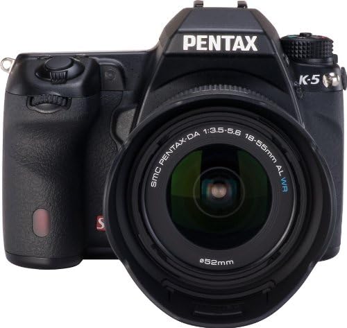 Pentax K-5 16.3 MP Digitális TÜKÖRREFLEXES fényképezőgép 18-55mm Objektívvel, valamint a 3 Hüvelykes LCD (Fekete)