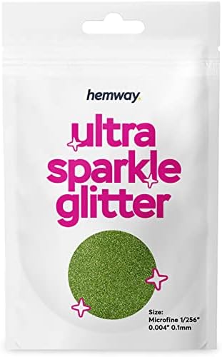 Hemway Premium Ultra Szikrázó Csillogás Többcélú Fém Lemezes for Arts Kézműves Körmök Kozmetikai Gyanta Fesztivál Arca - Lime Zöld Holografikus