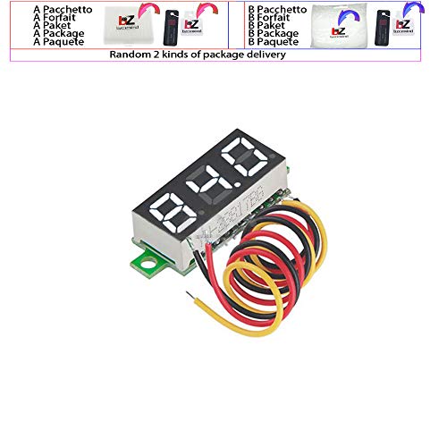 0.28 hüvelyk DC 0-100V 3-Vezetékes Mini Felmérni, Feszültség Mérő Voltmérő LED Kijelző Digitális Panel Voltmérő Mérő Érzékelő Monitor Eszközök,Kék