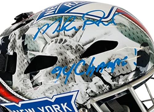Mike Richter dedikált feliratos Teljes Méretű maszk NHL New York Rangers SZÖVETSÉG COA