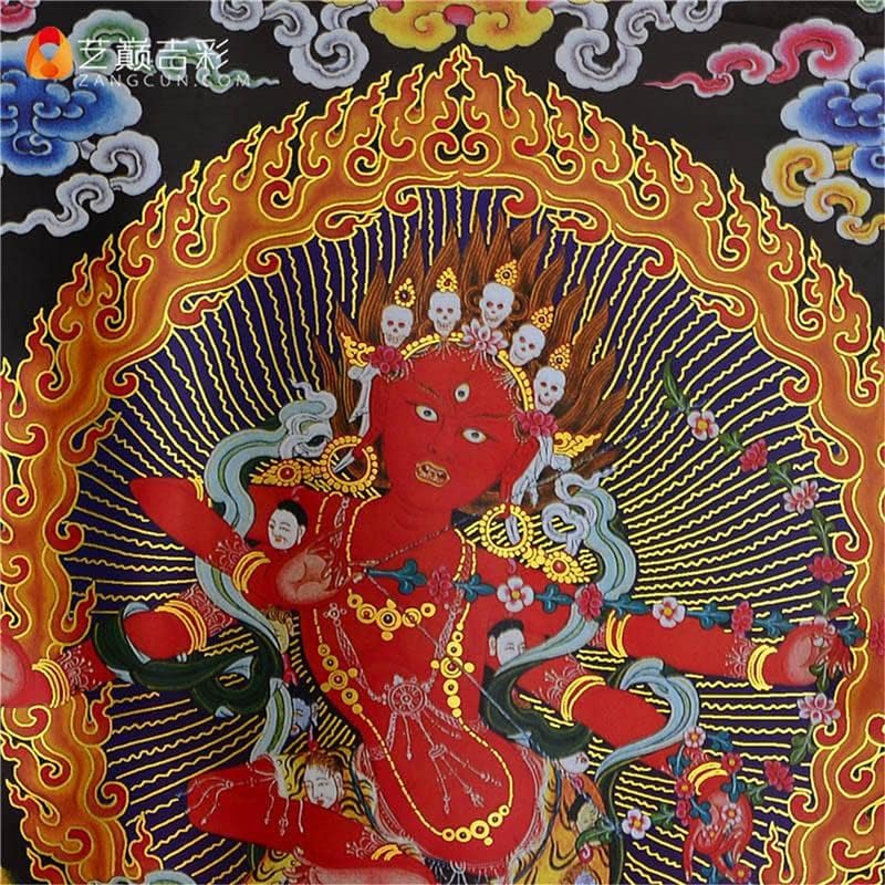 Gandhanra Kurukulla,Anyám Buddha, Tibeti Thangka Festészet, a Művészet,a Buddhista Thangka Brokát,Buddha Gobelin a Scroll