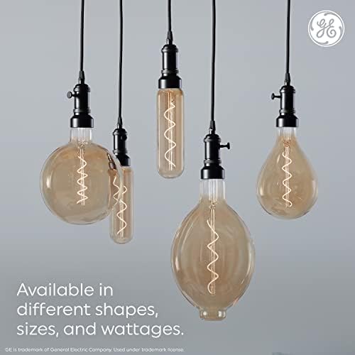 A GE Lighting Vintage Stílusú LED Izzó, 40 Watt Eqv, Sárga Üveg, Meleg Gyertya Fény, G25 Gömb Izzó, Közepes Bázis